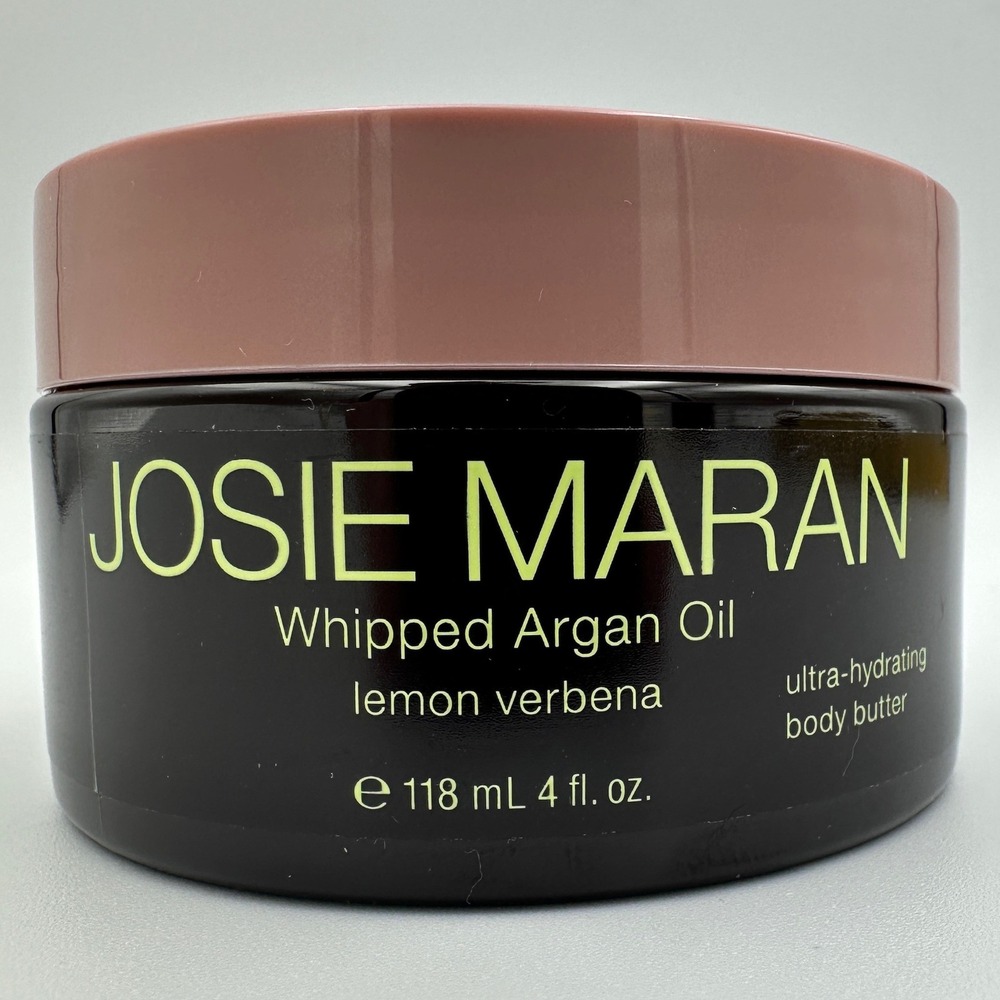 Josie Maran Whipped Argan Oil Body Butter Lemon Verbena 4oz 118mL New Sealed